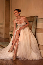 Glamour wedding dress with pearls Perla from DAMA Couture (main photo)