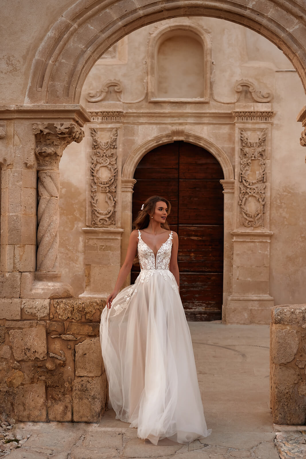 Wedding dress Avril – A-line wedding dress, DAMA Couture.