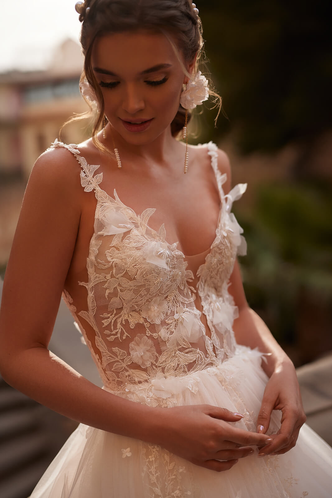 Wedding dress Sandi – DAMA Couture A-line wedding dress.