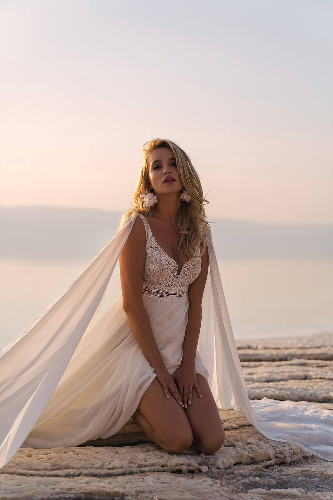 Atena – DAMA Couture wedding dress, front view.