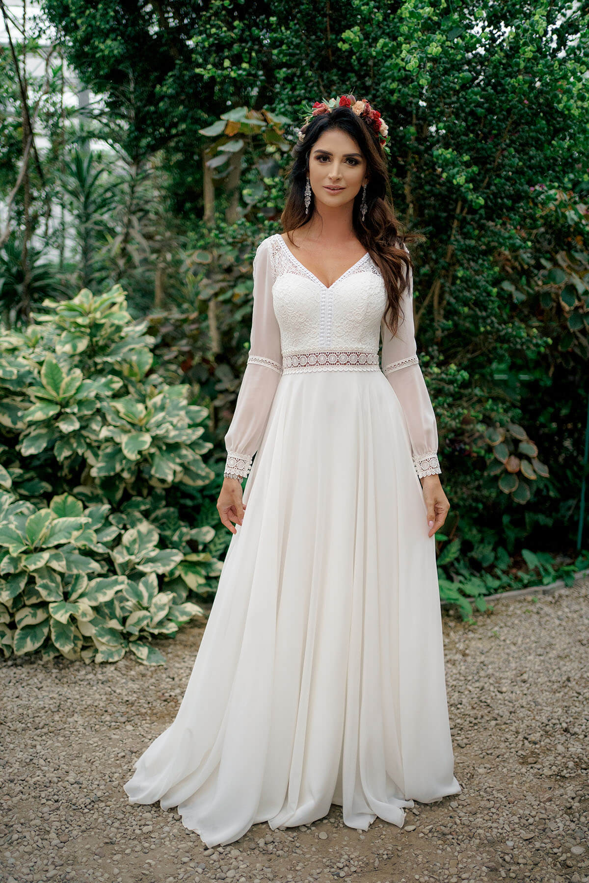 Layla – DAMA Couture wedding dress, front view.