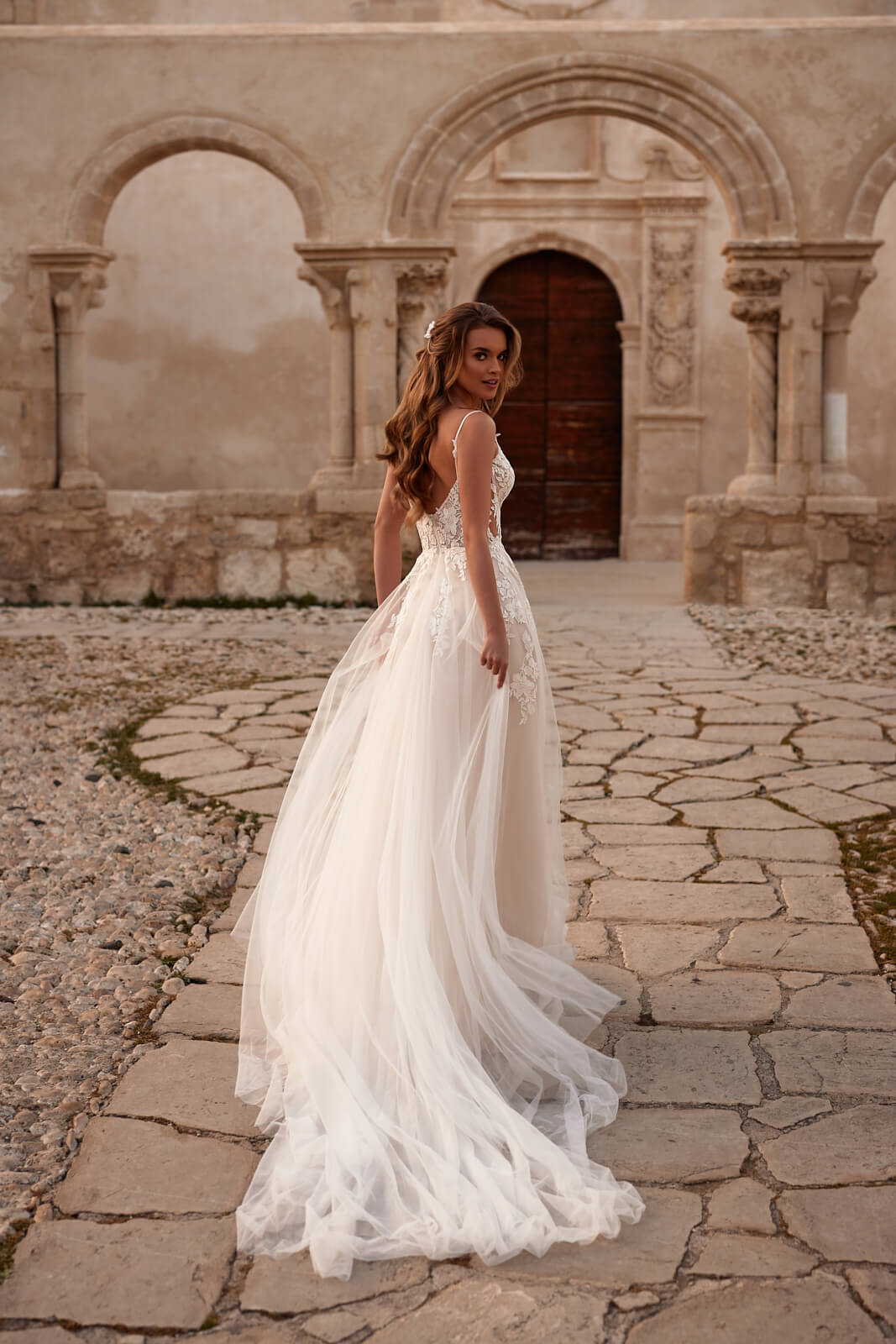 Wedding dress Avril – A-line bridal gown, DAMA Couture.