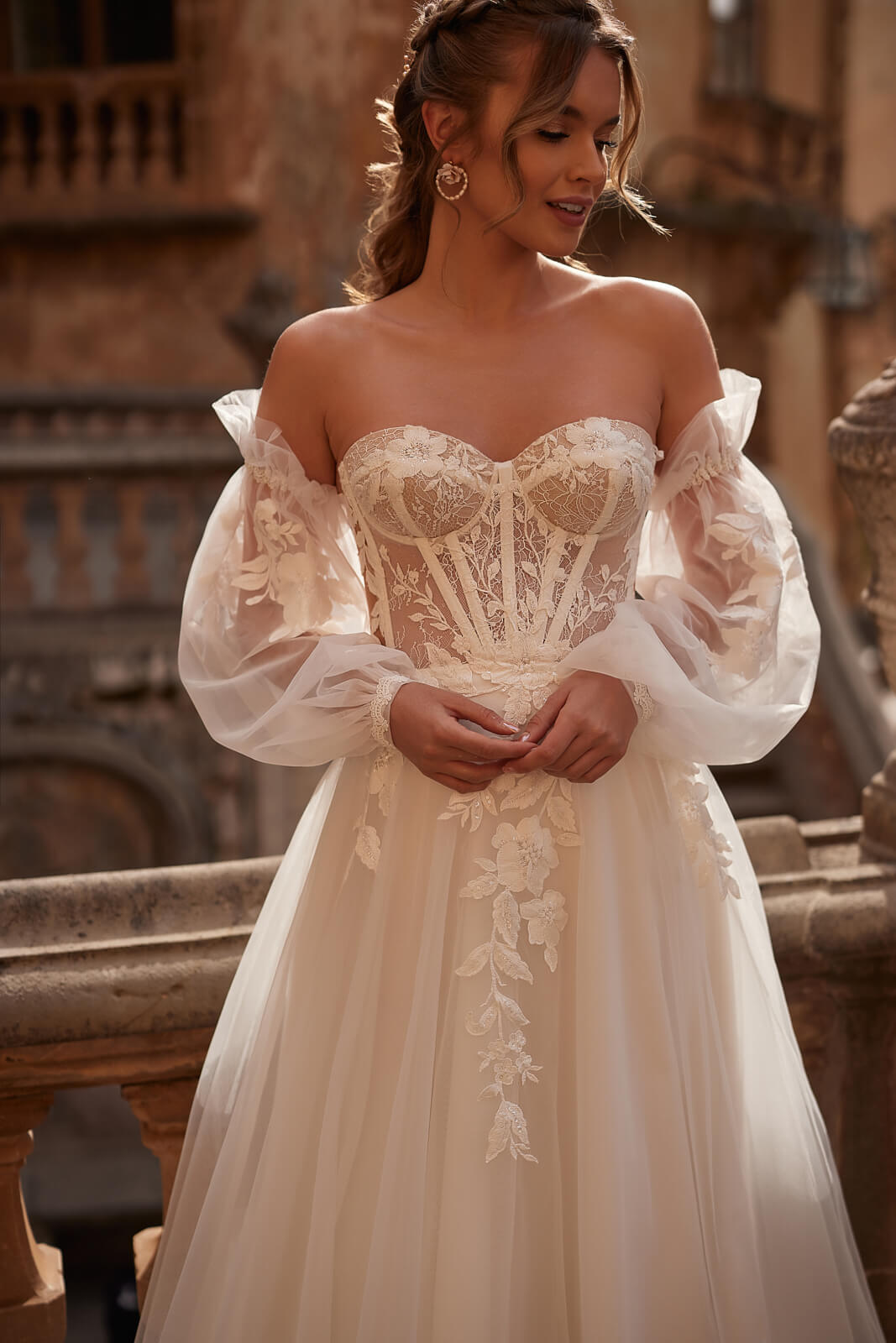 Wedding dress Hermiona – A-line bridal gown, DAMA Couture.